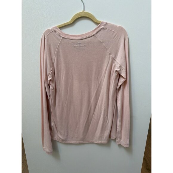 Free Fly Womens Bamboo Long-Sleeve Shirt Light Pink Size L - Picture 4 of 4
